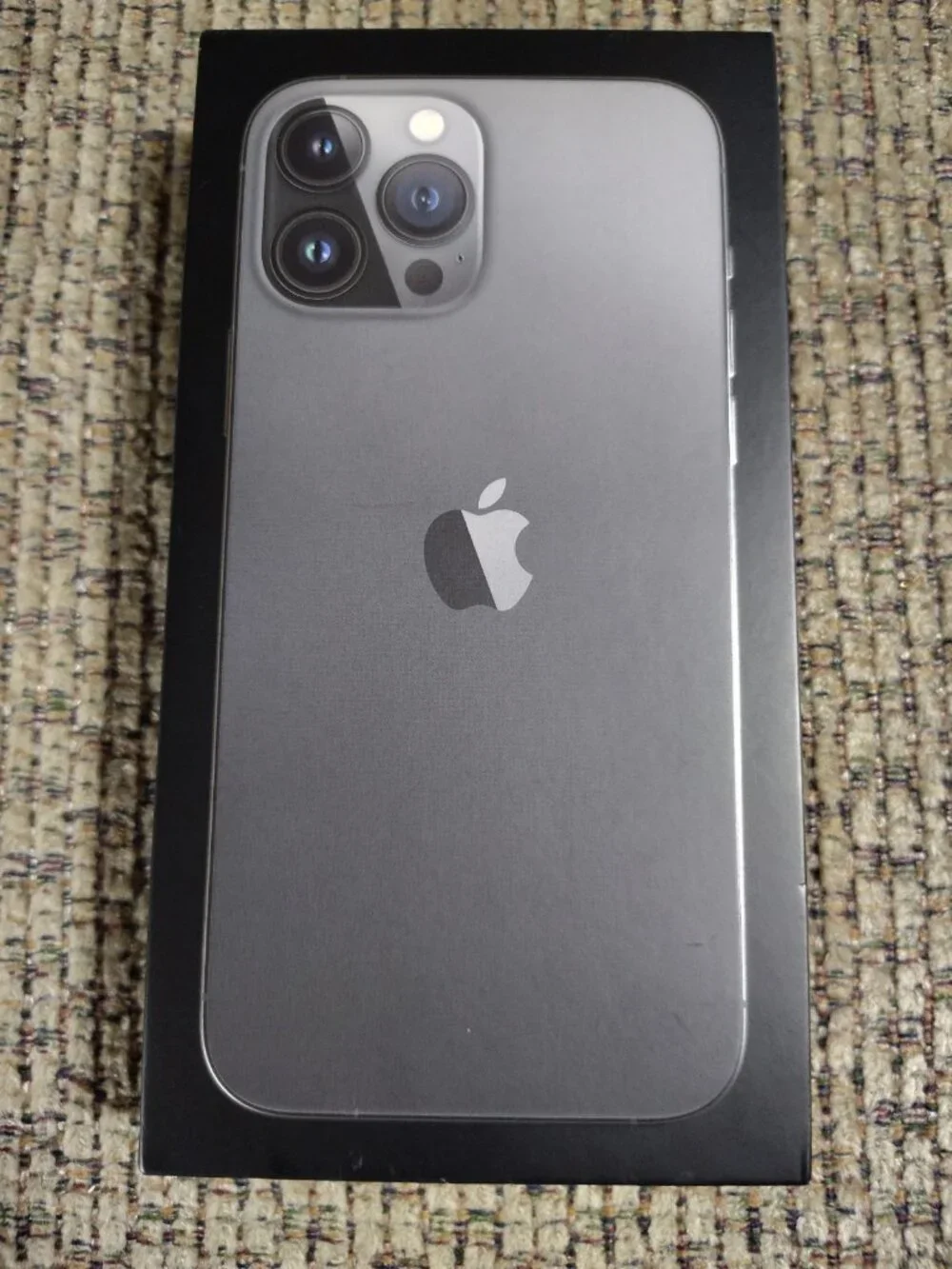 Original Apple Empty Box for iPhone 13 Pro Max, 256GB, Graphite (Only Box)